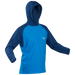 Product photo of a blue Palm Helios Hoodie Base Layer for kayaking